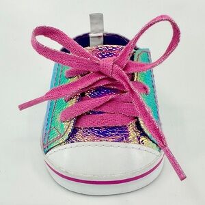 Replacement Build A Bear Sneaker Shoe Iridescent Rainbow
